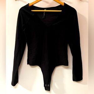 Black Anthropologie Body Suit